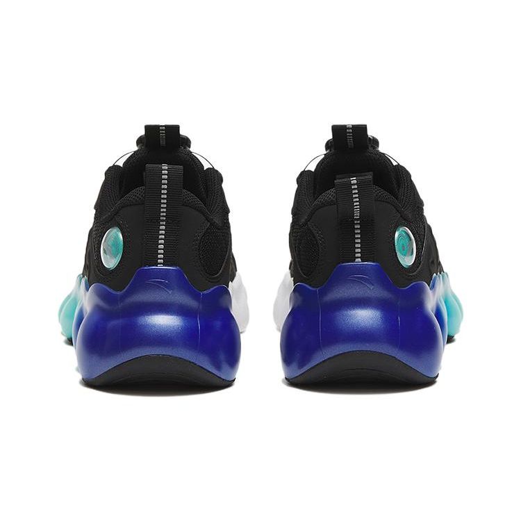 Anta Casual Non-Slip Wear-Resistant Sports Shoes Kids Sneakers Black Blue 312318803-6