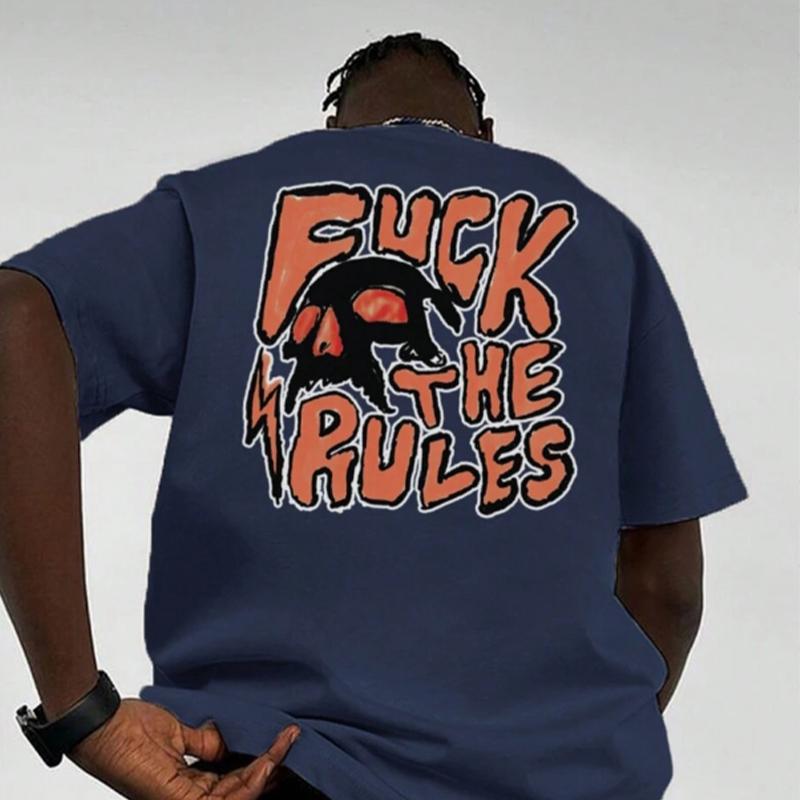 New Summer Men's Fashion T-shirt Christmas Funny Printed Men's T-shirt Top