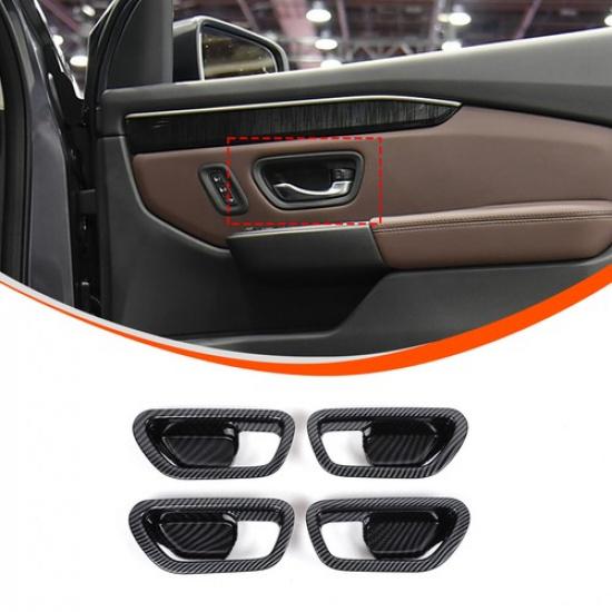 ABS Carbon Fiber Interior  Door Bowl Panel Trim Cover For Honda Pilot -2024