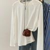 Elegant Long-Sleeve Women's T-Shirt: Autumn Korean-Style Layer, Inner & Outer Wear