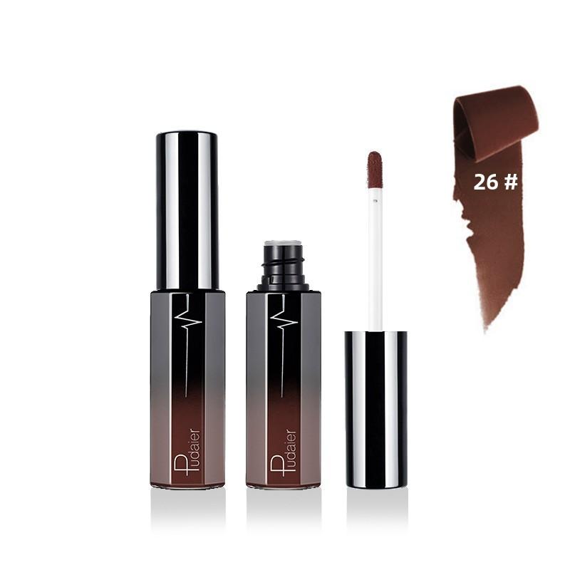 Pudaier 36 Colors Matte Liquid Lipstick Set Long-Lasting, Waterproof, Velvet Finish Lip Gloss Kit, Pigmented Nude Lip Stain for All-Day Wear