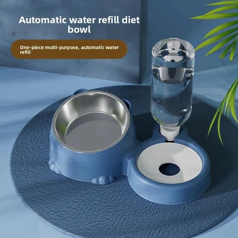 

Cat Bowl Small Dog Food Feeding Water Drinking Bowls Set for Cats Dogs Pet Feeder Drinker Bowls Pet Supplies