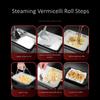Certification 304 Stainless Steel Rectangle Plate Never Deform Baking Tray Main Course Seafood Food Container for Kitchen