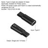 1Pcs Charger Converter 5V Type-C Shaver Adapter For  Oneblade Qp2724 Qp2834 Qp1424 Qp1924 Qp4631 Beard Trimmer