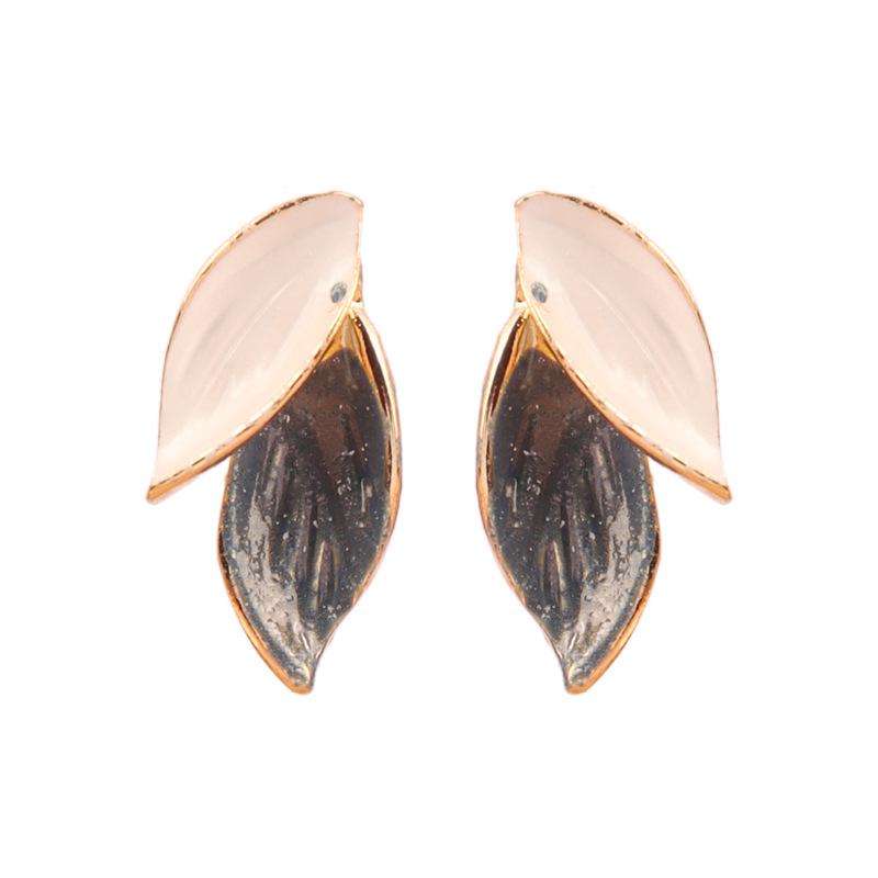 

Серьги в корейском стиле Мори с листьями: Серьги-гвоздики из серебра 925 пробы для женщин - Трендовый, универсальный и простой Ins-дизайн