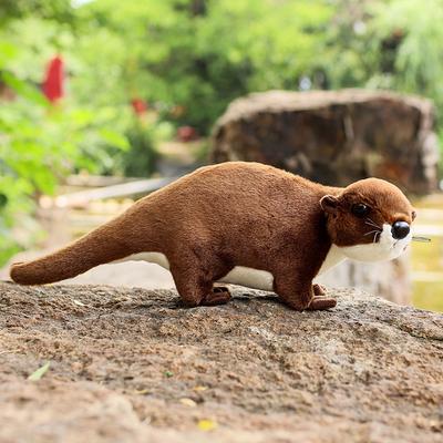 1pc 40cm Otter Plush Toy Lifelike Stuffed Wild Animal Soft Doll Lovely Sloth Toys Gift Present for Kids