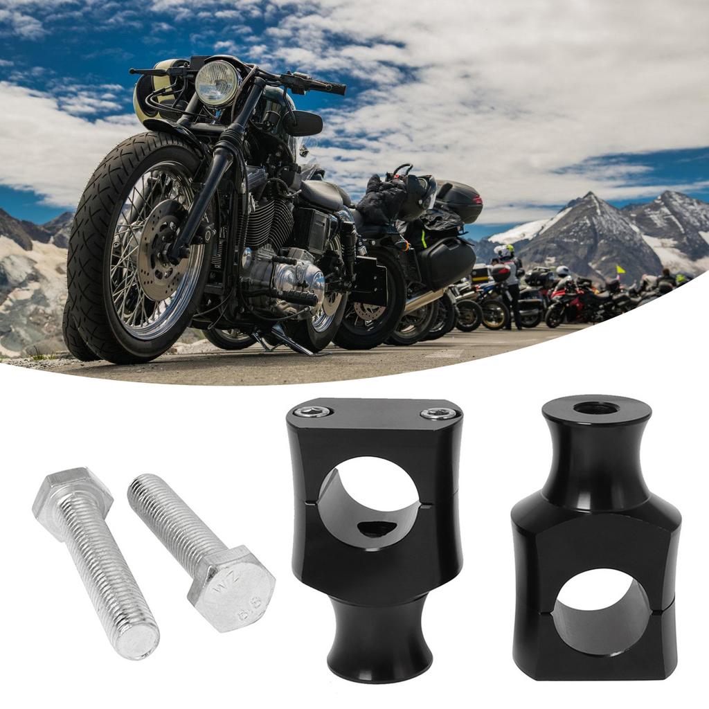 1 Pair Motorcycle 25mm 22mm Handlebar Risers Handlebar Mount Handle Clamp For Most Model Motorbike Modification