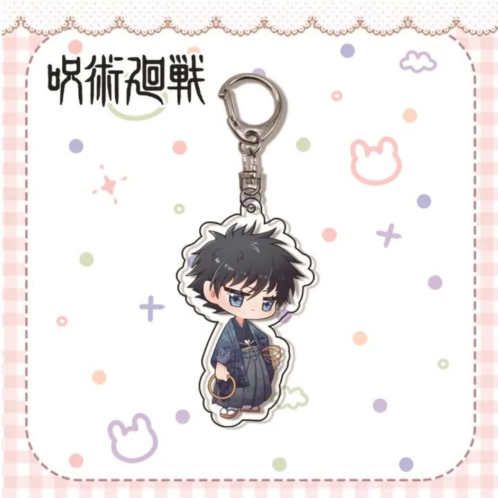 Jujutsu Kaisen Gojo Satoru Itadori Acrylic Keychain 55mm Anime Cosplay Accessory