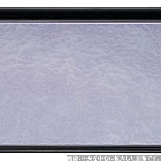 Made in Mokko Shiun Weak Black Lacquer x x J-kitchens Placemat/Tray, Japan, High-Quality, 2-Shaku Square, S, (36.5cm 27.2cm 2cm)