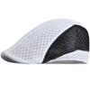 HT3706 Berets for Men Women Trucker Spring Summer Mesh Cap Male Female Breathable Plus Size Flat Cap Unisex Big Size Beret Cap
