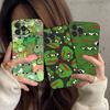 Cute Frog & Pepe the Frog Meme Print Phone Case for iPhone 17 16 15 14 13 12 11 16E Series Pro Max Plus Double Layer Protection