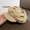 Autumn Winter Felt Beret Hats Women  French Painter Hat Girls Trendy Solid Color Berets Ladies Multicolored Flat Cap