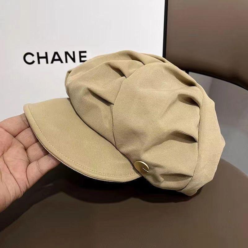Autumn Winter Felt Beret Hats Women  French Painter Hat Girls Trendy Solid Color Berets Ladies Multicolored Flat Cap