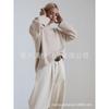 Women Round Neck Loose Knit Sweater, Autumn Winter Casual Soft Pullover Jumper for Ladies