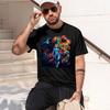 Virginia Aran Metroid Samus Returns 2026 Fashion Heavyweight Hot Selling Retro Printed Pattern Fun Round Neck T-shirt for Da