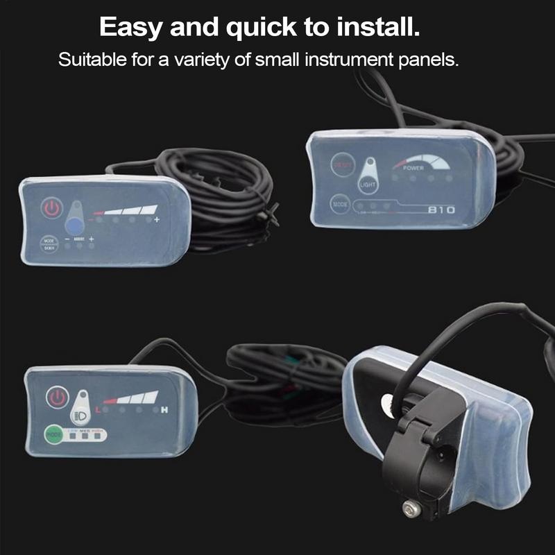 Electric Bike Monitor Cover Waterproof Electric Bike Speedometer Monitor Cover for 790 810 880 Display Screen