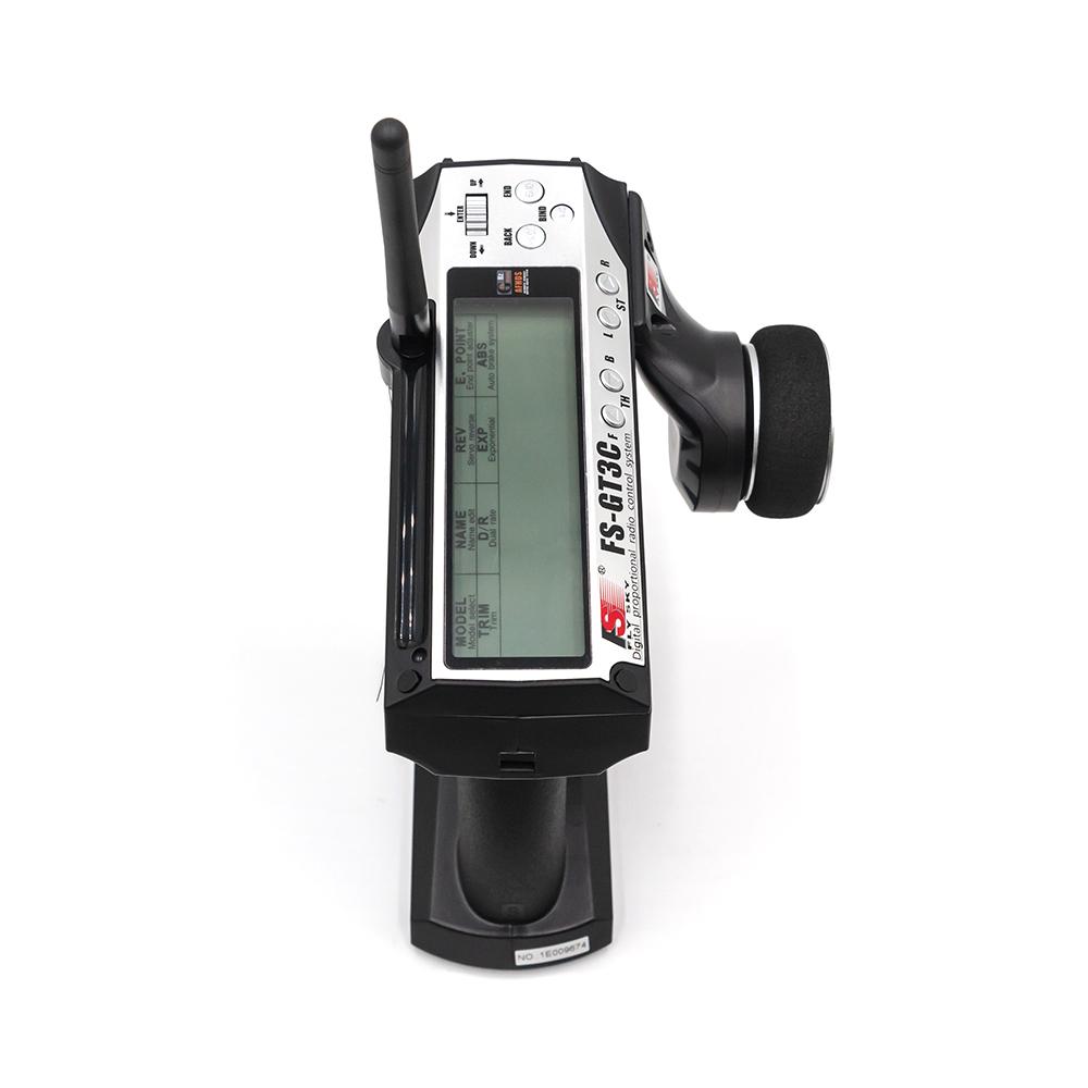 Flysky FS-GT3C 2,4 GHz 3CH dálkový ovladač LCD vysílač s přijímačem FS-GR3E pro RC autoloď