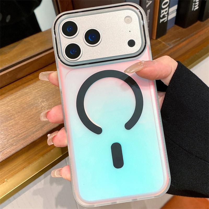 Gradient Laser IMD Phone Case for iPhone 17 Pro Max, Fits Colorful Models 16/15/14/13