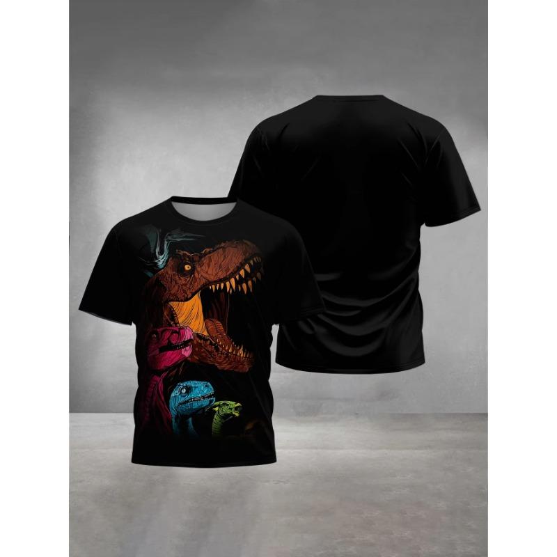 Children's Clothing Boys Girls  Printed Dinosaur T-Shirt Summer Short Sleeve Boy Clothes Casual Children top Kids Clothing