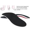 Unisex Flatfoot Orthotic Insole Arch Support Plantar Fasciitis Pain Relief Correction Foot Pad(Red BottomBlack   L: 4146)