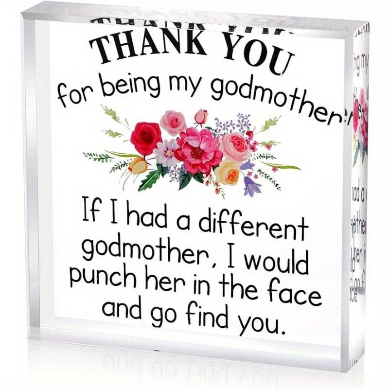 

Godmother Heart Acrylic Keepsake (Rose): From Godchild. Thanks for Being My Godmother (Birthday/Mother’s Day). чистый