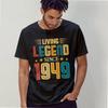 Living Legend Since 1949 T-Shirt 1949 Birthday Retro Novelty 77th Birthday Unisex T-Shirt