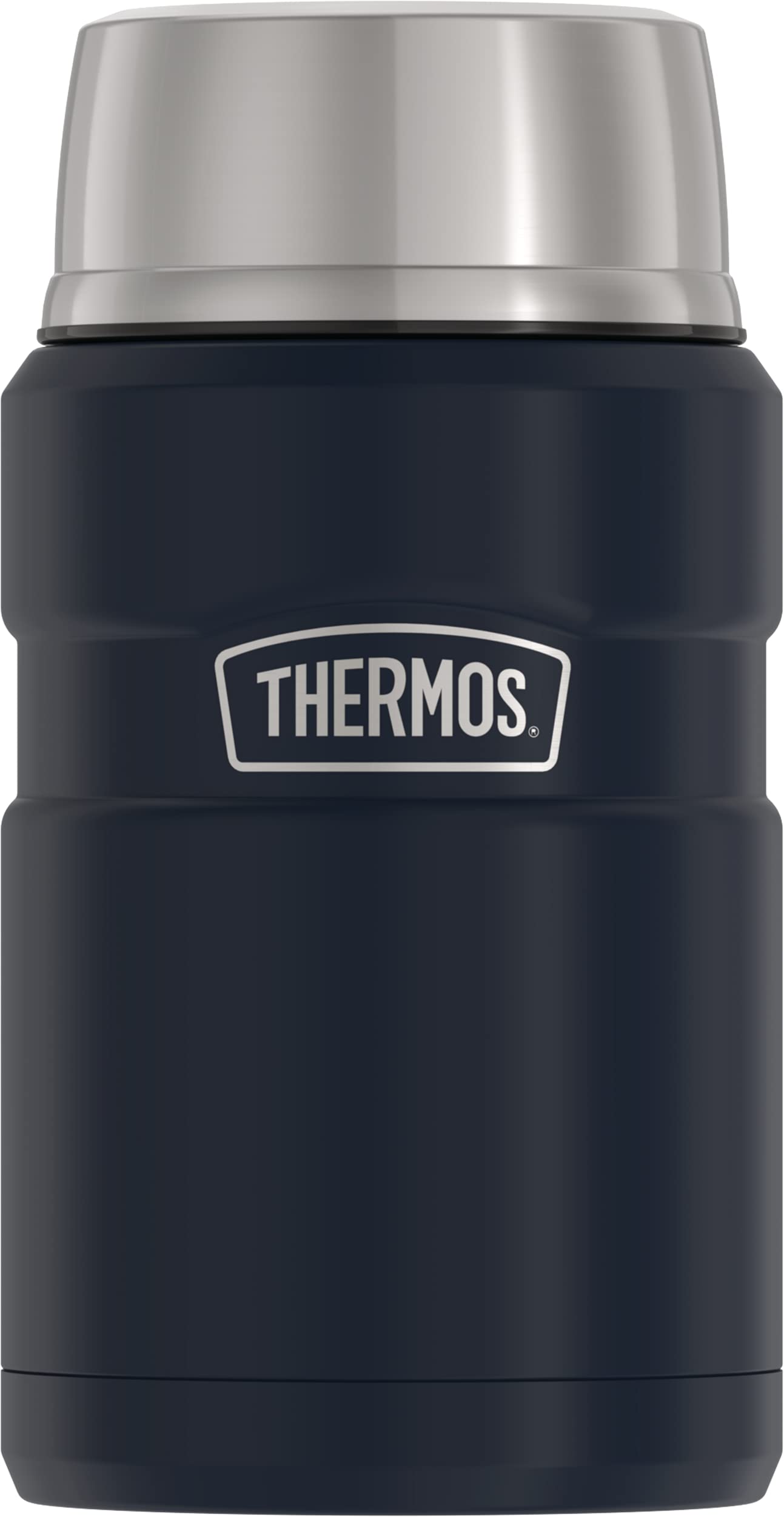 THERMOS Stainless King Vacuum Insulated Food 24 Midnight Blue Jar, oz, синий