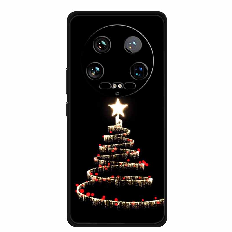 Christmas Phone Case For Xiaomi 14 Ultra Pro Case Soft Silicone Luxury Deer Cover for Xiaomi 13 Ultra Pro Back Coque Cases 14pro