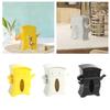 Detachable Facial Tissue Box Spring Support Napkin Storage Box Premium Tissue Box Cover  Bedroom