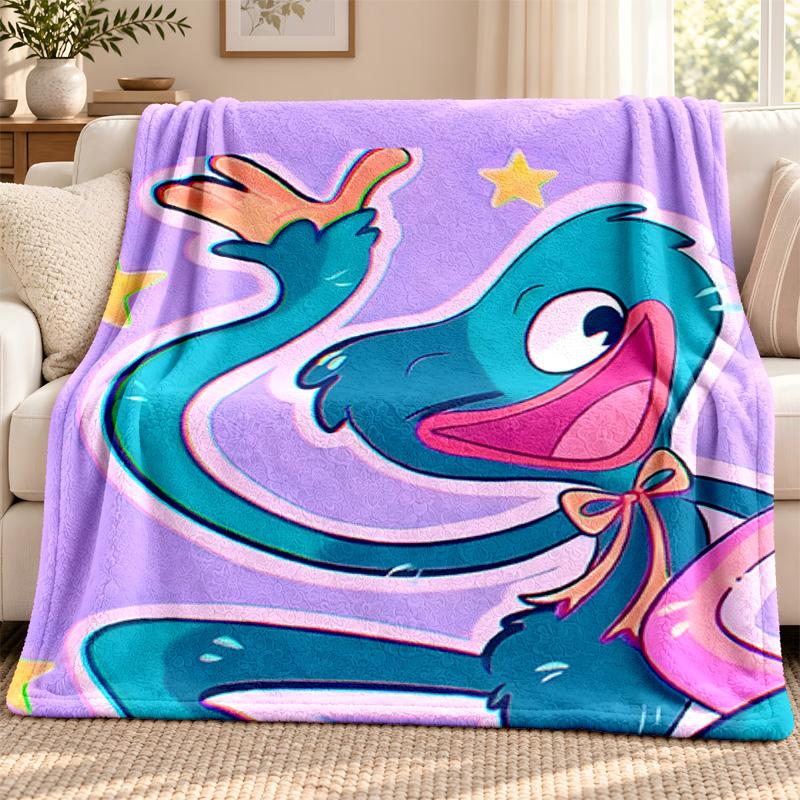 Poppy Playtime blanket Flannel Blanket Soft Cozy Plush Throw for Sofa Bed Lightweight Home Decoration Outdoor camping
