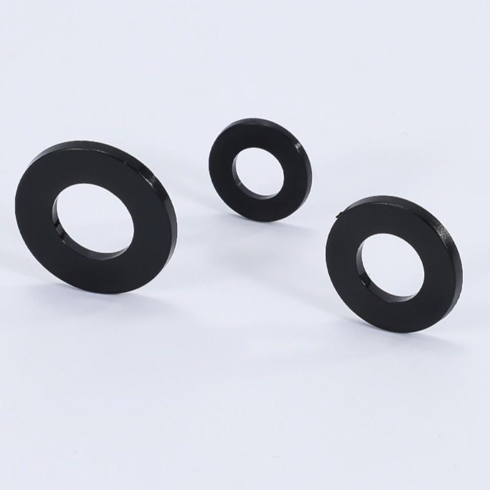 210/350/500pcs Black White Nylon Washers Multi-Size Corrosion-Resistant Flat Washer M2-M10 Gasket Ring Kit Electronic Repair