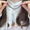 Korean Style Retro Cat Pendant Necklace Charms Minority Design Beaded Necklaces Jewelry Ornament Clavicle Chain Choker