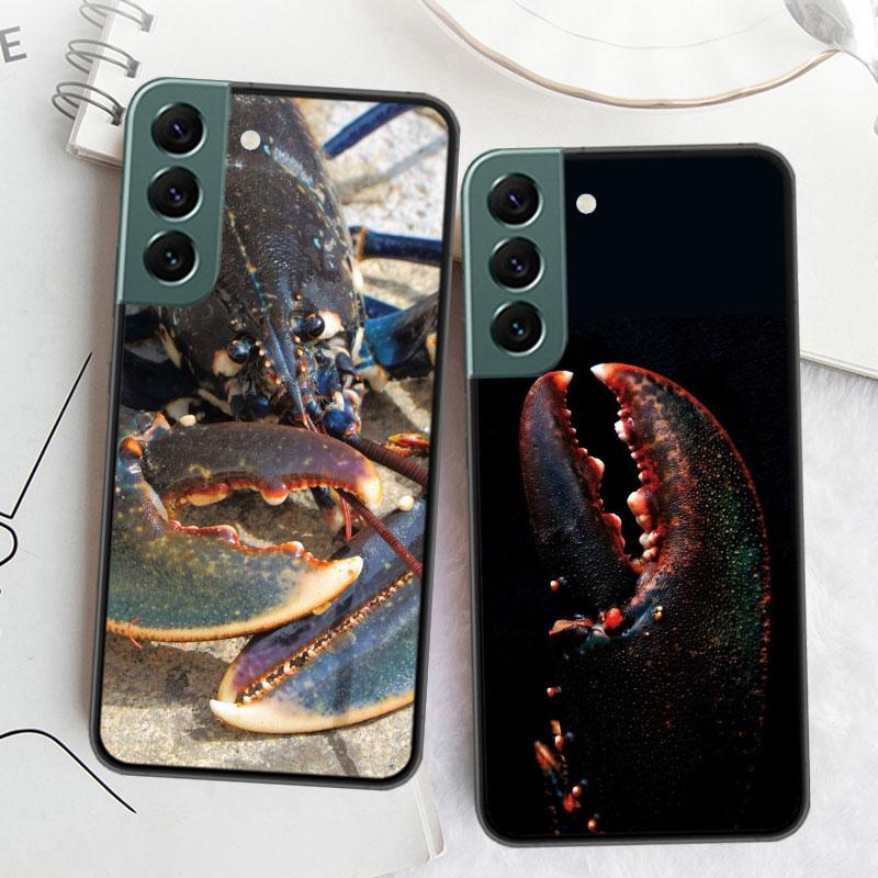 Live Lobster Phone Case For Samsung Galaxy S22 S25 Ultra S21 S10 Plus S26 Edge S20 S23 S24 FE Cover Silicone Soft TPU Clear