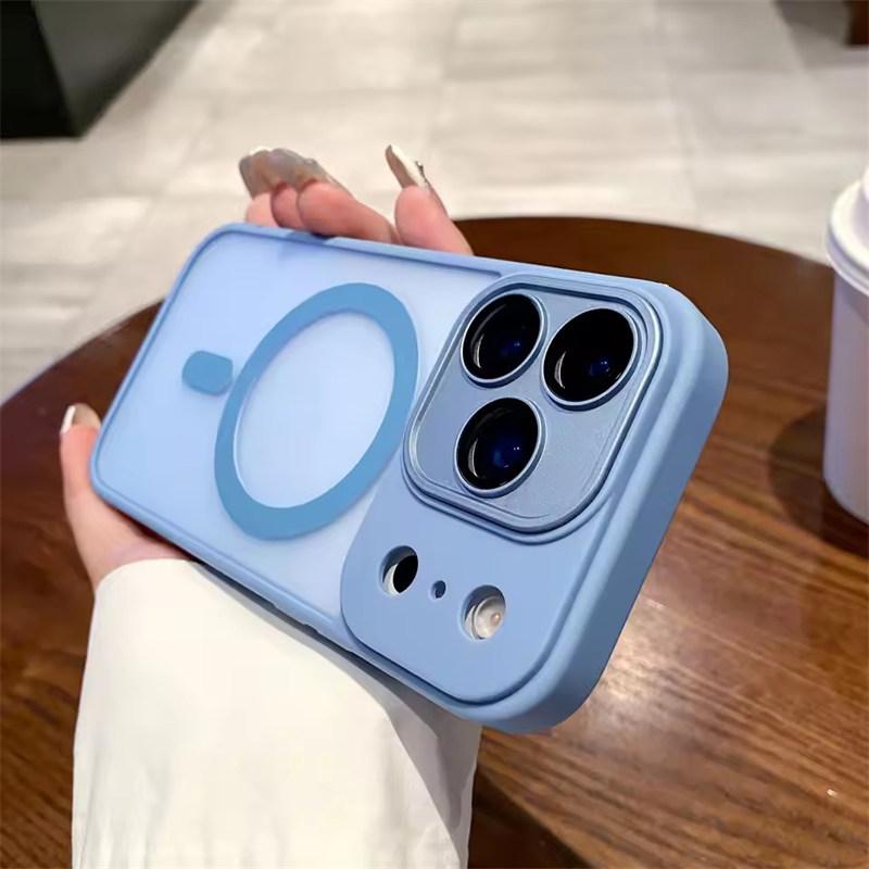 Husă cu Finisaj Mat Pentru iPhone 17 Pro Max 17 Air Transparentă Pentru Magsafe Magnetic Protecție Obiectiv Mată Acoperire Mată