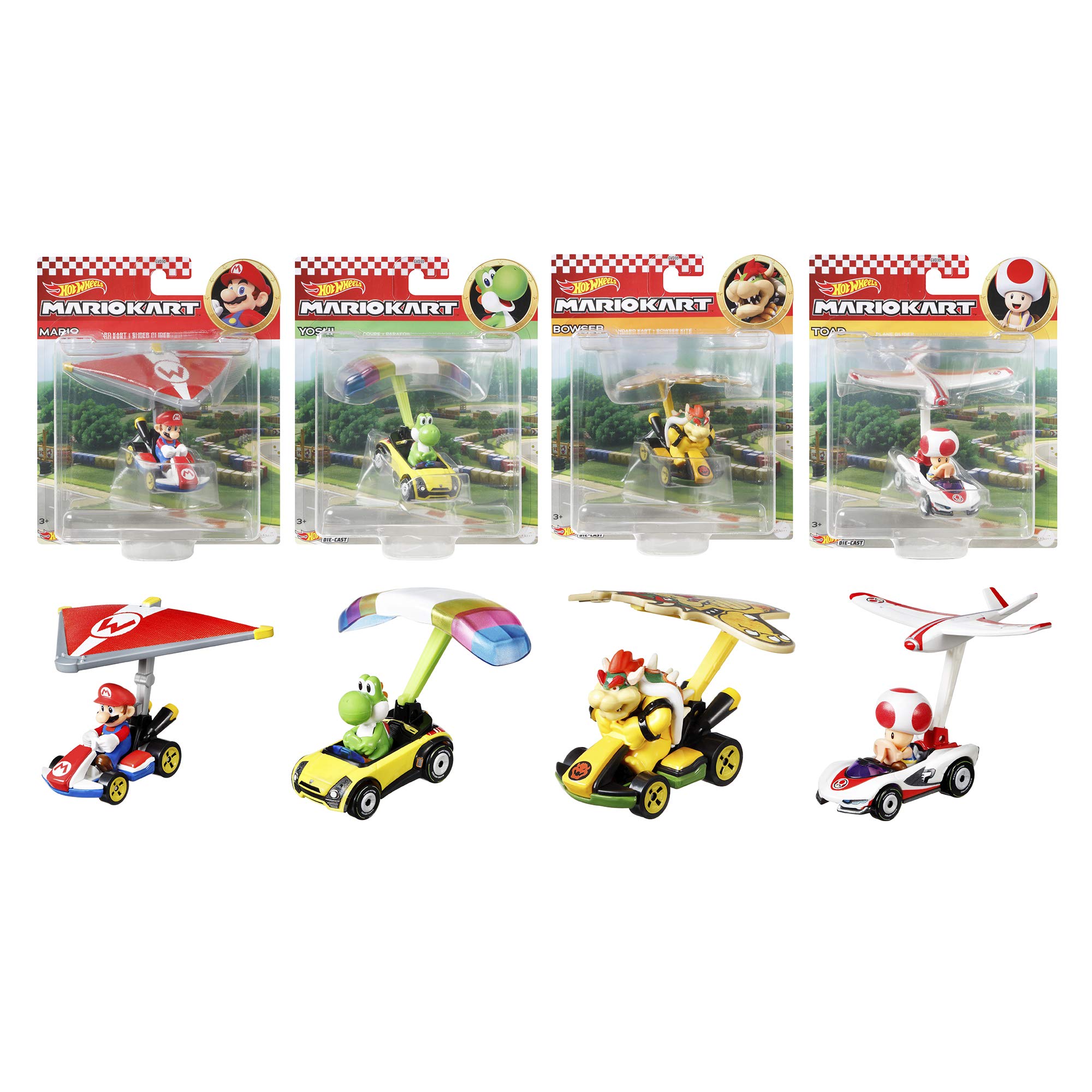 

Hot Wheels Mario Kart Glider Ассортимент Мини Машинок Коробка [8 Продано] 956A-GVD30