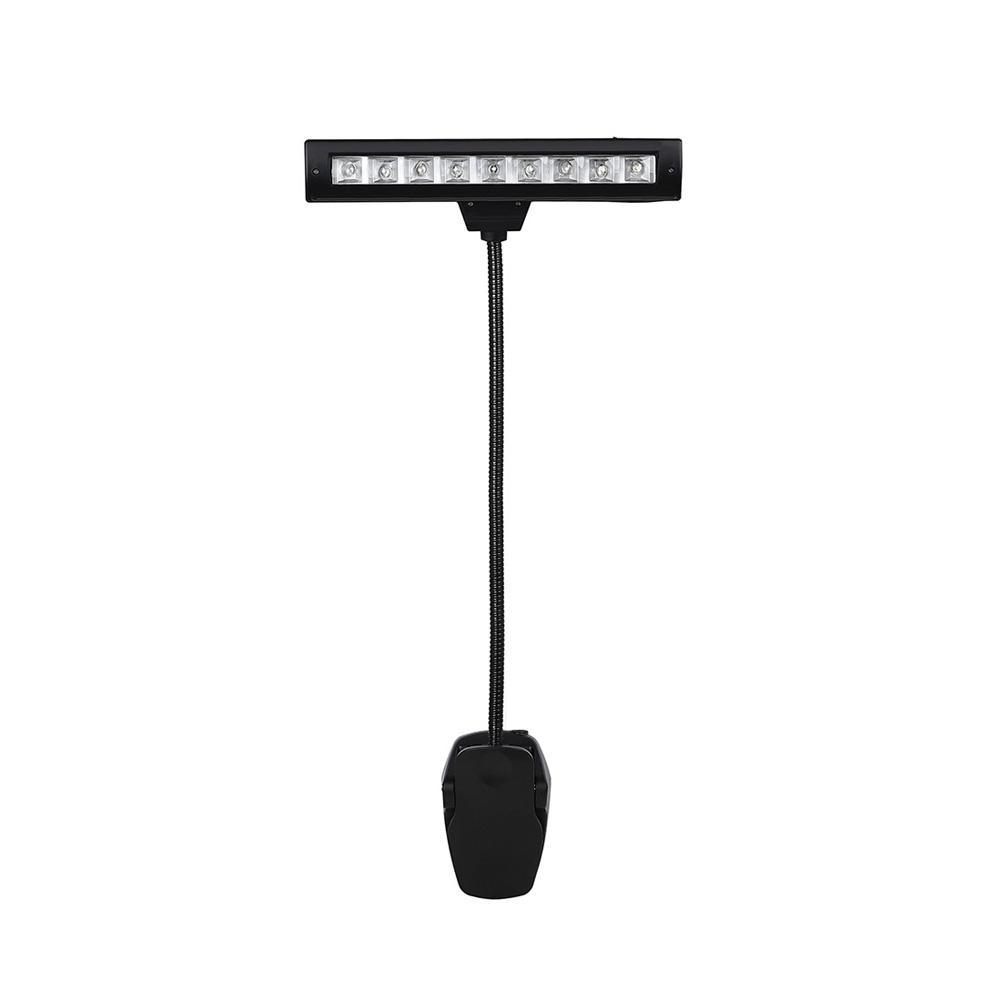 Music Stand Light USB Charging Clip On Piano Lamp With 2 Gears Adjustable Musicians Artists Painting Podium Light