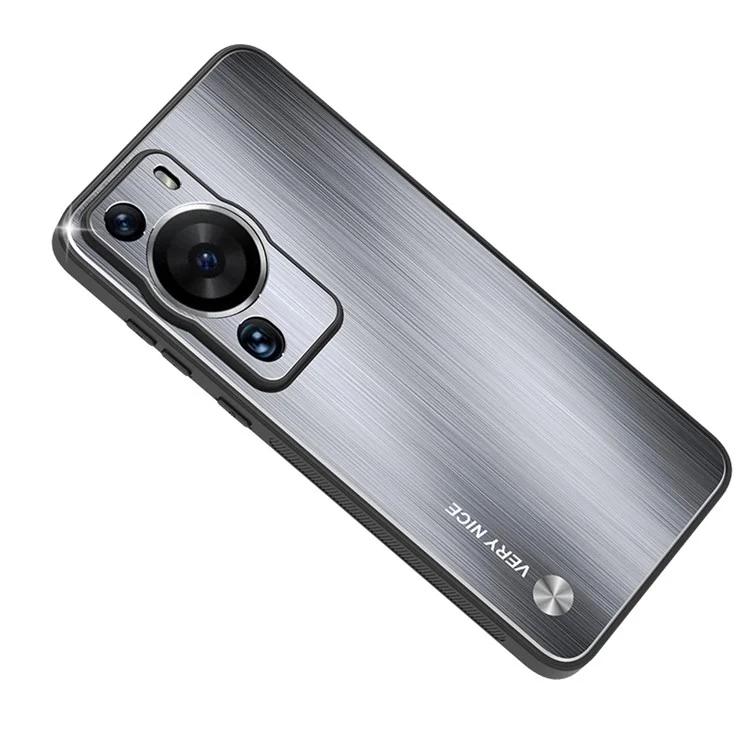 

Для Huawei P60 Чехол для телефона из алюминиевого сплава и ТПУ Матовый чехол с защитой от отпечатков пальцев