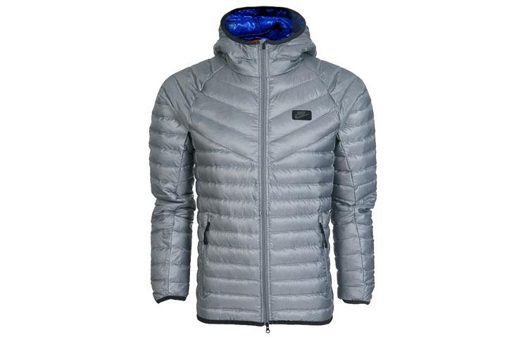 Nike Down Jackets Men s Gray Hooded Moderate Other 693534-065 M