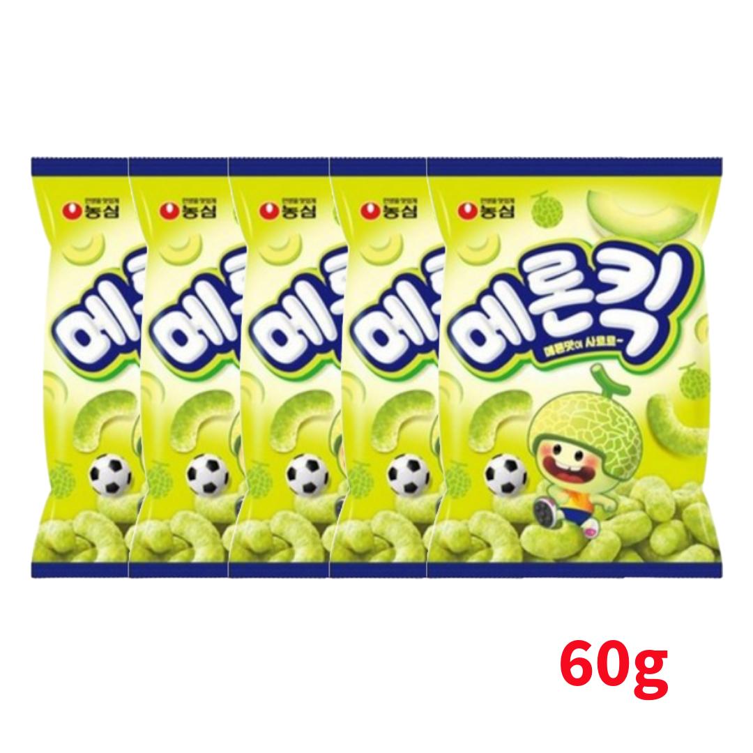 

Корейский слоеный снек – Banana Kick, Melon Kick (26 вариантов) #Melon 60g x 5pcs