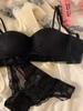 Half a cup gathered to show large, no steel ring, double breasts, anti-sagging sweet lace bra cover set