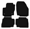 BASIC Black Velour Floor Mats For: Ford Mondeo MK4 Liftback, Sedan, Station Wagon (2012-2014)