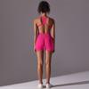 Solid Color One-piece Aerial Beauty Yoga Suit Seamless Breathable One-piece Yoga Suit