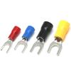 SV Insulated Copper Wire U/Y Fork Lugs: Pre-insulated Purple Terminal Ear Crimps