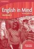 The English In Mind Level 1 Workbook Book