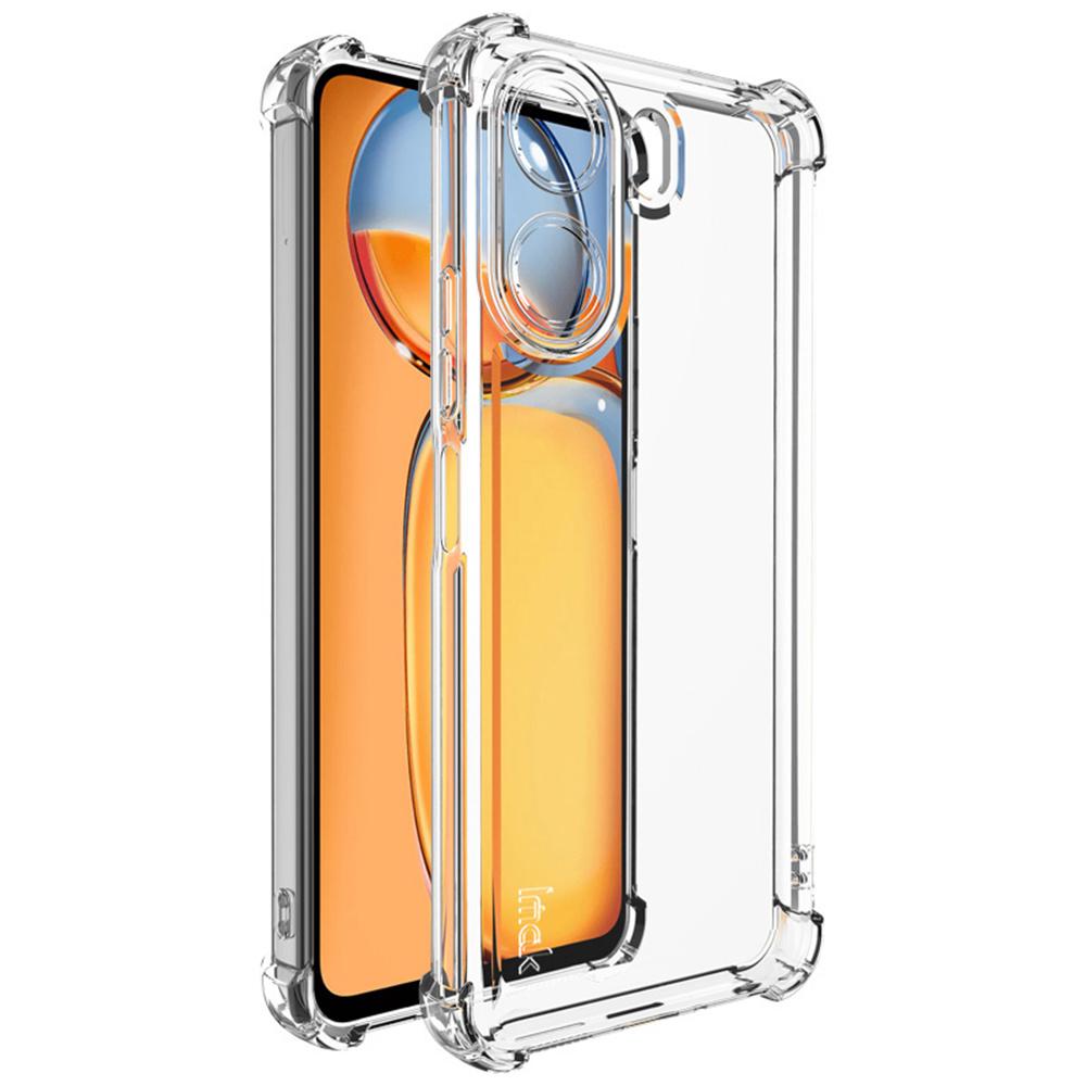 

IMAK UX-4 Series For Xiaomi Redmi 13C 4G/Poco C65 4G Case Straight Frame Four Corner Shockproof Clear TPU Cover A