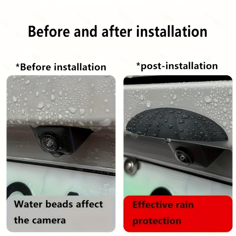Car Rear View Camera Rain Shield , Rain, Snow, Dust, Birds, Debris Protection - Compatible with All Cars  Enhanced Visibility
