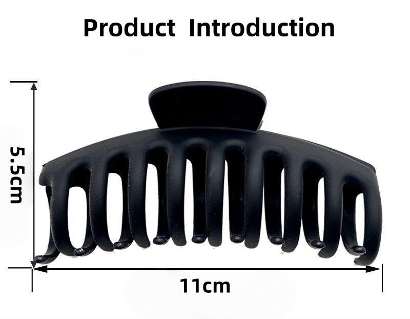 4pc Korean Style Fashionable Double Button Matte Ponytail High-quality Hair Clip For Fixing Hairstyle Special For Real Hair Wigs