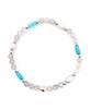 Polalita Gray Labrato & Blue Stone Point Bracelet (Plt-Br-100_Gr)
