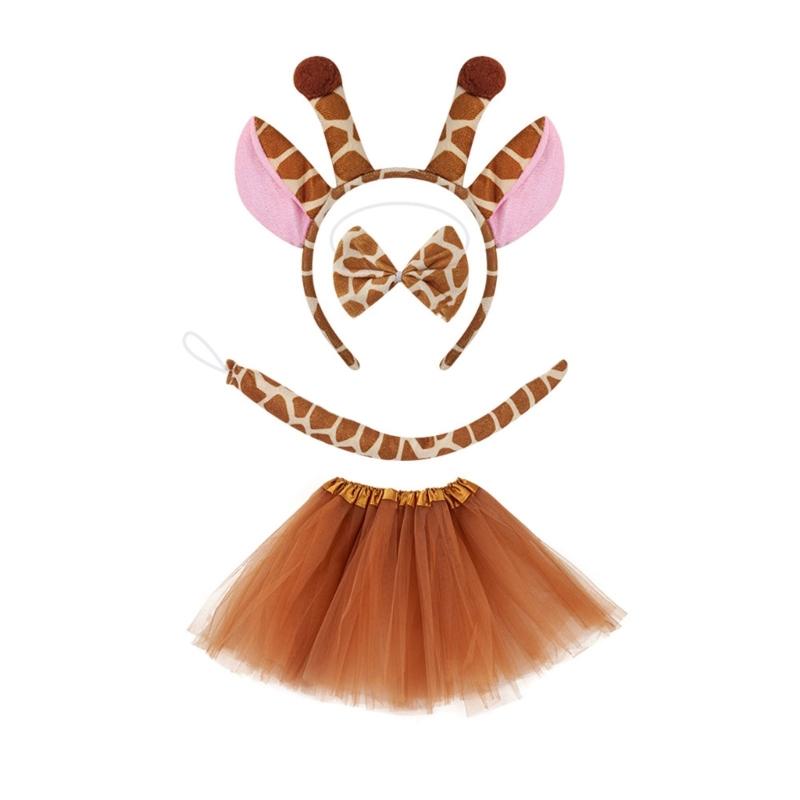 

Giraffe Costume Accessories Furry Giraffe Headband Giraffe Costume Giraffe Dress Up Animal Costume Kids Adults Cosplays