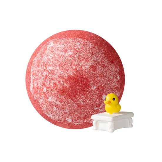 Bath Salt Ball with Surprise Toy Inside Fruity Floral Plants Extract Handmade Natural Sea Salt Ball Bubble Bath Ball Women Men SPA Bath Gift